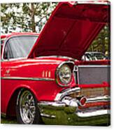 Red Customised Car Canvas Print