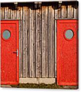 Red Door Or Red Door Canvas Print