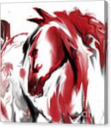 Red Horse Canvas Print