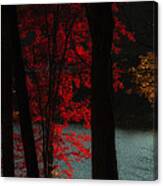 Red Leaf Lake Canvas Print