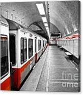 Red Line Canvas Print
