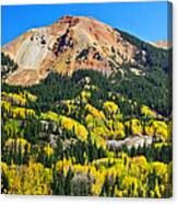 Red Mountain Canvas Print