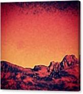 Red Mountains #scenery #instamood Canvas Print