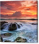 Red Sky At Dawn Canvas Print