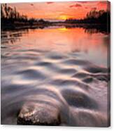 Red Sunset Canvas Print