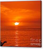 Red Sunset Canvas Print