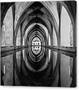 Reflection Of Perfection Bw Canvas Print