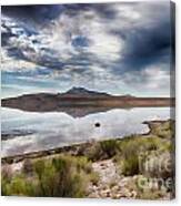 Reflections Of Antelope Island Canvas Print