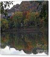 Reflections Of Pittston Canvas Print