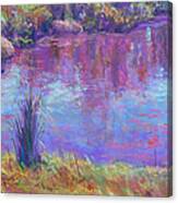 Reflections On A Pond Canvas Print