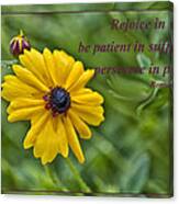 Rejoice In Hope Canvas Print