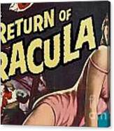 Return Of Dracula Canvas Print