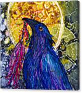 Reveling Raven Canvas Print