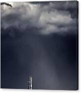 Rig In The Rain Canvas Print