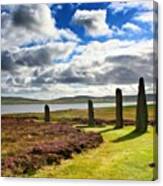 Ring Of Brodgar - Scotland Canvas Print