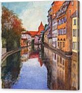 River Ill Strasbourg France Canvas Print