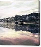River Reflections Merrimack River Canvas Print