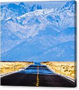 Road To The Mountains Canvas Print