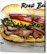 Roast Beef Canvas Print