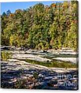 Rock And Water Canvas Print