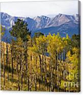 Rocky Mountain Autumn Canvas Print