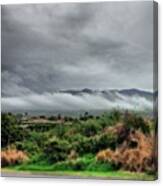 Rolling Cloudy Skies #temporary #maui Canvas Print