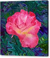 Rose In The Matter Of Your Hand V7 Canvas Print