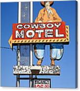 Route 66 - Cowboy Motel 2012 Canvas Print