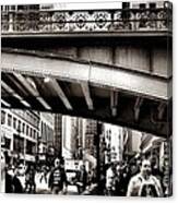 Rush Hour - New York City Street Scene Canvas Print