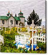 Russian Orthodox Church In Ninilchik Alaska Canvas Print