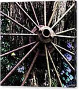 Rusted Spokes Canvas Print