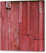 Rustic Red Barn Wall Ii Canvas Print