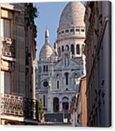Sacre Coeur In The Montmartre District Canvas Print