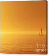 Sailing Into The Sunset Canvas Print