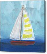 Sailing- Sailboat Painting Canvas Print