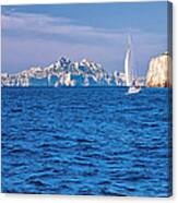 Sailing South Of France Canvas Print