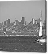 Sailing With A View Canvas Print