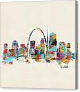 Saint Louis Missouri Skyline Canvas Print