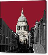 Saint Pauls - Blazing Red #2 Canvas Print