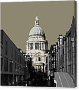 Saint Pauls - French Grey #2 Canvas Print