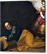 Saint Peter Freed By An Angel Canvas Print