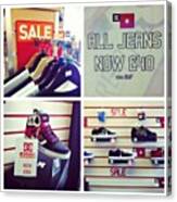 #sale On Shoes, Tshirts, Jeans And Canvas Print
