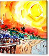 San Clemente Sun Canvas Print