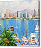 San Diego Skyline Canvas Print