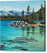 Sand Harbor Canvas Print