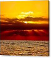 #sandiego #sunset #california Canvas Print