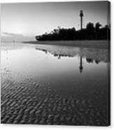 Sanibel Lighthouse And Beach Ii Canvas Print