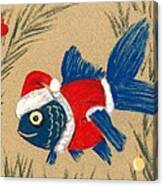 Santa Fish Canvas Print