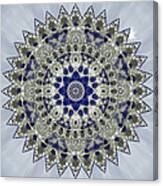 Sapphire Mandala Canvas Print