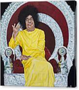 Sathya Sai Baba Canvas Print